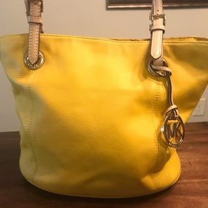 Yellow Michael Kors Purse
